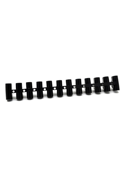 10 Adet No4 Siyah Sıra Klemens Maks. 6mm² Kabloya Kadar