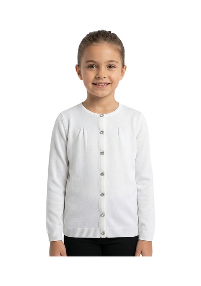 Kız Çocuk Triko Hırka Bgl-st05278 Ekru