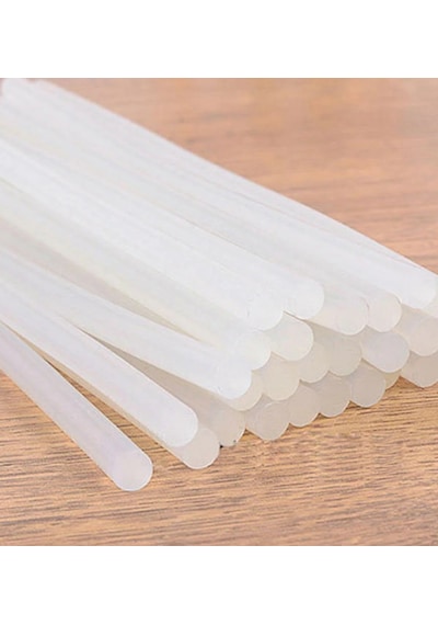 5 Adet - İnce Mum Silikon Çubuk Sıcak Silikon 7 MM X 30 CM N11.37