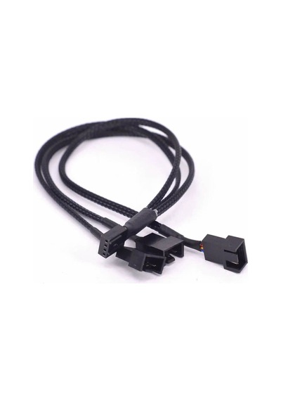 1 To 3 Çoğaltıcı 25cm Fan Uzatma Kablosu Y Tip 4 Pin 3 Pin Bilgisayar Kasa Anakart Ekran Kartı