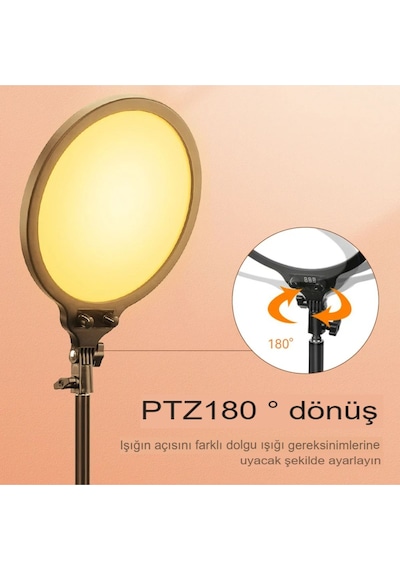 14 İnç Youtube Makyaj Canlı Akışı Video Fotoğrafçılığı Aydınlatma İçin Led Stüdyo Fotoğraf Panel