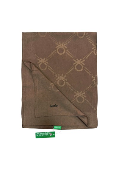 Benetton Lyocell Şal - Milano - Kahve