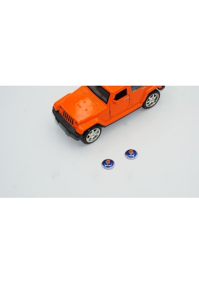 Saab Oto Anahtar 3M Metal Alaşım Logo 2Li Set