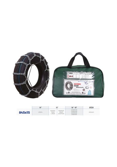 Patinaj Zinciri Minibüs Ve Kamyonet Serme 215x65x16 Transporter Zincir Ebatları İçin Semeglbl - 13 Resime Bakınız