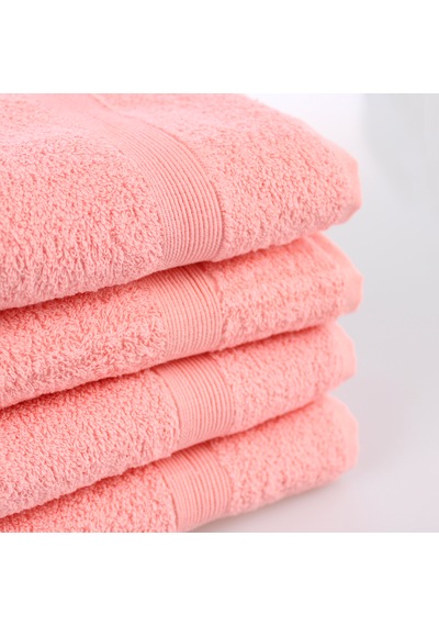 Bordürlü Pembe El/yüz Havlusu Pembe