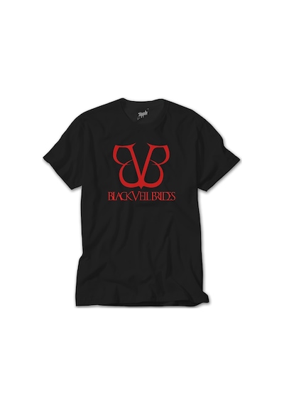 Black Veil Brides Band Logo Siyah Tişört Siyah
