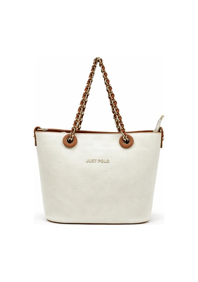 Just Polo Çapraz Askılı Kadın Çantası Beyaz-taba 6054 Beyaz