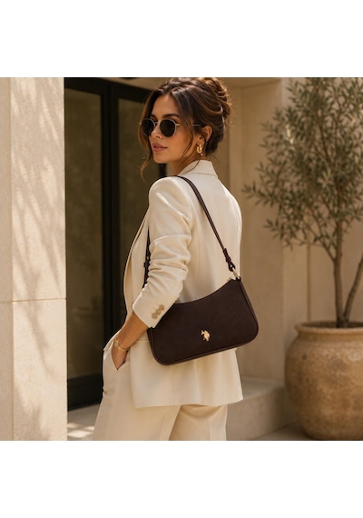 Us Polo Assn Us26223 Kahve U.s. Polo Assn. Kadın Omuz Çantası