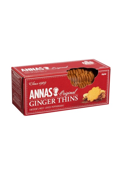 Anna's Zencefilli Bisküvi 150g - Gevrek Lezzet 2'li Ekonomik Paket - 2 Adet Tarı
