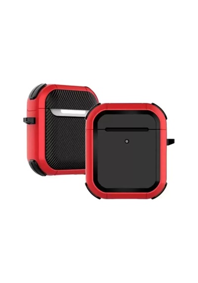 Newface Apple Airpods uyumlu2 2.nesil Tank Kılıf - Kırmızı Çok Renkli
