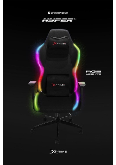 Xprime Hyper Pro Argb Ledli + Hoparlörlü Oyuncu Koltuğu Çok Renkli