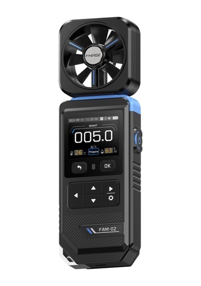 Vkemall Fnırsı Fam-02 3'ü 1 Arada Yüksek Hassasiyetli Anemometre Termometresi Elde Taşınabilir Pro 45869