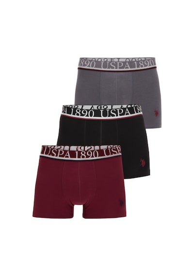 U.S. Polo Assn. Erkek 3'lü Boxer Takımı 50318648-VR014