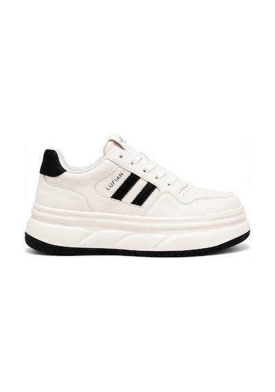 Lufian 121230065 Elora Yüksek Taban Ultra Hafif Kadın Sneaker Ayakkabı Siyah