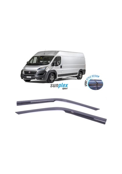 Fiat Ducato Jumper Boxer Mügen Cam Rüzgarlığı 2006-2017 Ön2 Parça