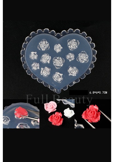 Nail Art Charm Silikon Kalıp Nail Art Desen Kalıbı, Charm Tırnak Süsleme 3d Silikon Kalıp 23