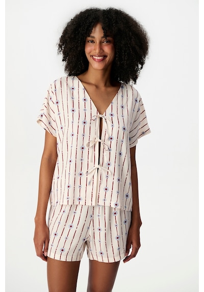 Penti Renkli Floral Bliss Şortlu Pijama Takımı