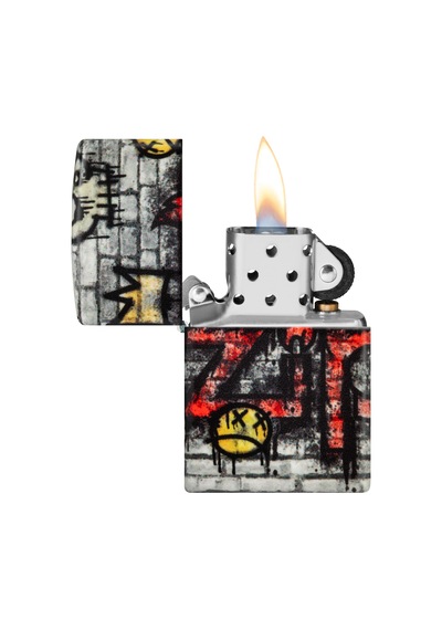 Zippo 49352 Zippo Street Art Design Çakmak Çok Renkli