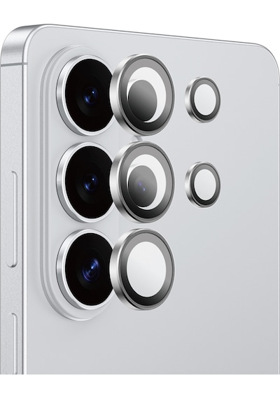 Galaxy S26 Ultra Uyumlu Amazingthing Titan Ar Safir Kamera Lens Koruyucu Uygulama Aparatlı Gümüş