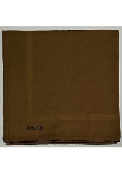 Aker Düz Pamuklu Koton Eşarp 1030950-930 Koyu Kahve