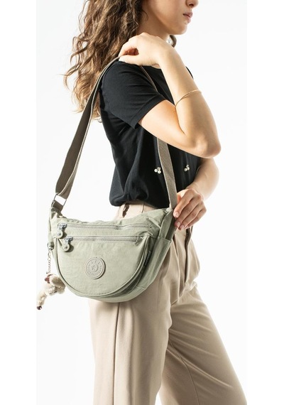 Baginn Klinkır Hafif Yağmur Geçirmez Kadın Postacı Çanta Çok Cepli 25 18 Cm Omuz Çantası 571 Collection Bej