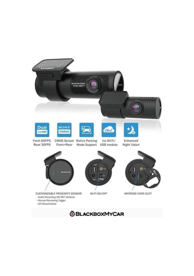 Ayrex Blackvue Dr750x-2ch Plus 60fps Fullhd 64gb Msd  Araç İçi Kamera