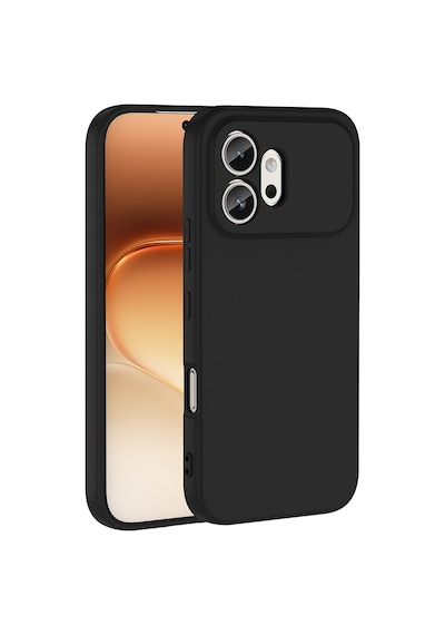 Honor 600  Içi Kadife Lansman Kılıf Ve Şeffaf Temperli Cam Ekran Koruyucu Siyah