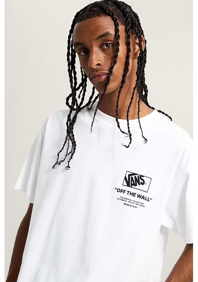 Vans Stacked Erkek Tişört BEYAZ