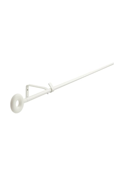 Perde Çubuğu Seti, Beyaz, 140 Cm Beyaz