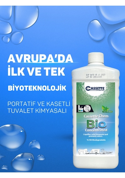 Cassette Chemıcals Bio Karavan Portatif Kasetli Tuvalet Kimyasalı Atık Parçalayıcı Ve Koku Giderici