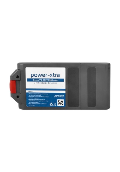 Power-xtra - Dyson V12 Uyumlu 2v 2500 Mah V12 Detect - V12 Slim 25  Dikey Süpürge Bataryası