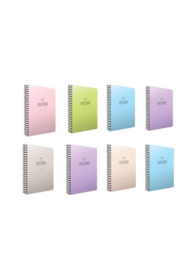 Gıpta Pastoral 72 Yp. A4 Spiralli Pp. Kapak Defter Kareli 8'Li