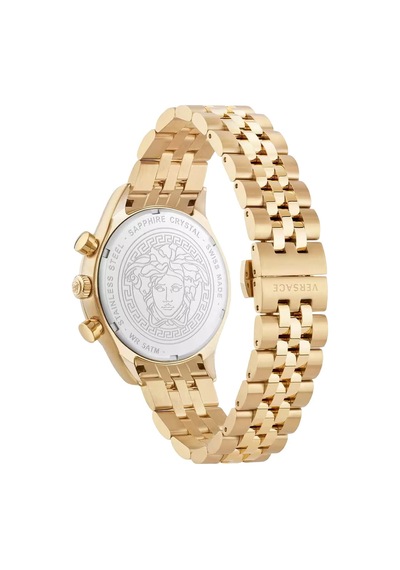 Versace Hellenyium Chr. 44 Mm Quartz Saat Vrscve2u01225 Yeşil
