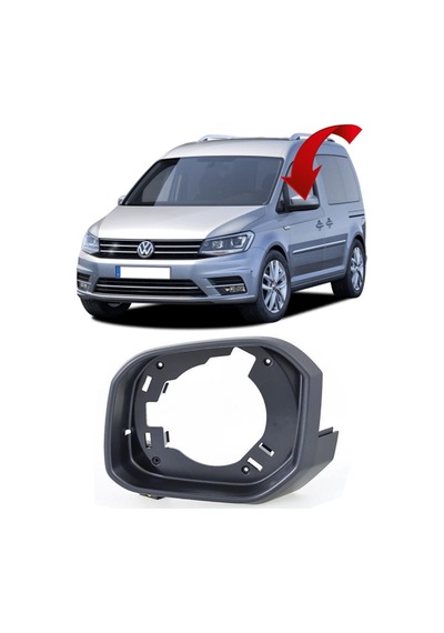 Volkswagen Caddy 2016-2020 Arası Modeller Sol Dış Dikiz Ayna Çerçevesi 2k5858553