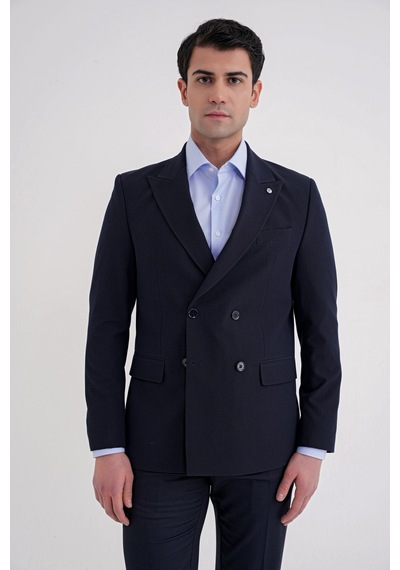 C 719 Ceket Comfort Lacivert-1 Lacivert
