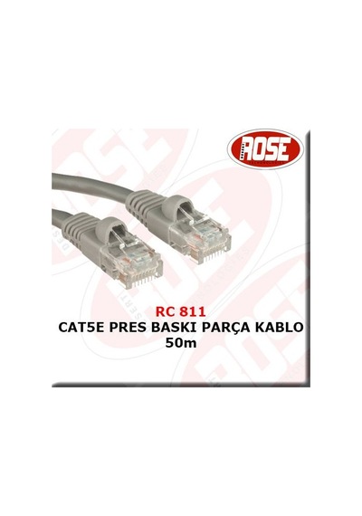 Cat5E Pres BAskı Parça Kablo 50M