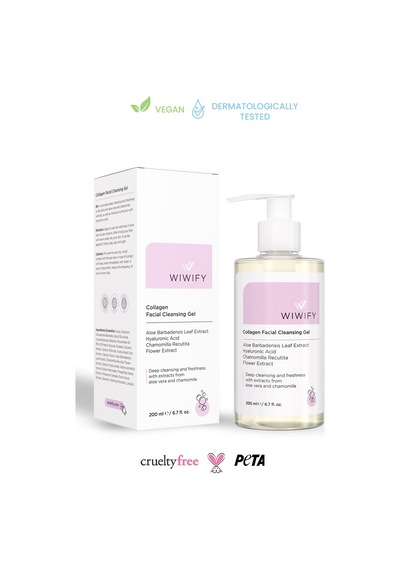 Wiwify Tazeleyici Aloe Vera ve Papatya Özlü Yüz Temizleme Jeli 200 ML
