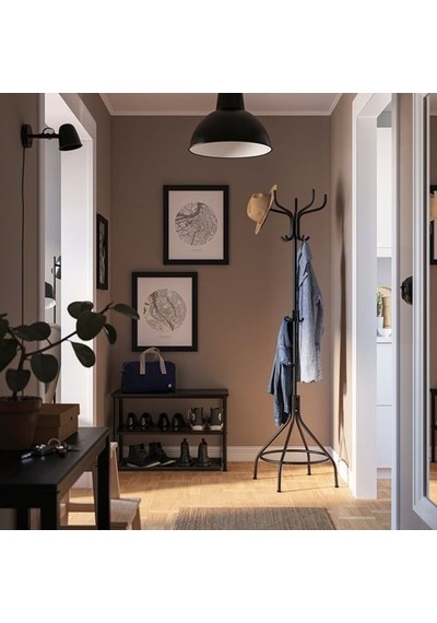 Ikea Nıpasen Ayaklı Askılık, Siyah, 181 Cm