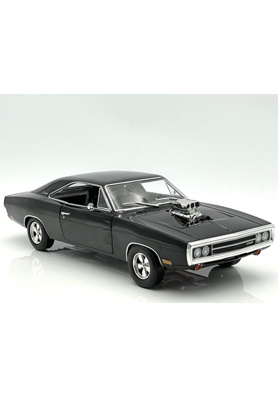 1:18 Ölçek Greenlight 1970 Dodge Charger With Blown Engine Diecast Metal Minyatür Model Araba 25cm