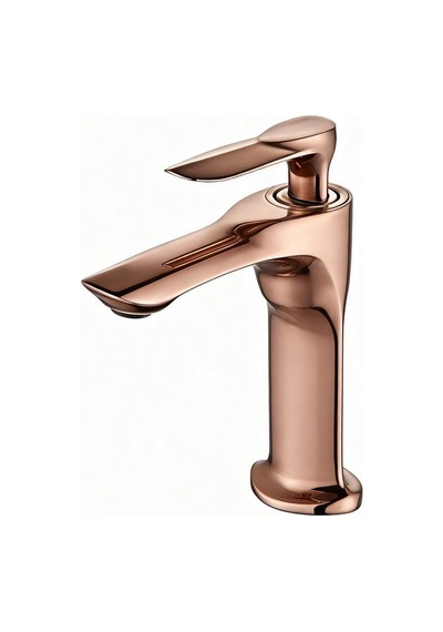 Lava Kısa Lavabo Bataryası Parlak Rose