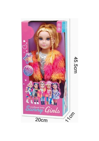 Tatlı Moda Oyuncak Bebeği 40 Cm