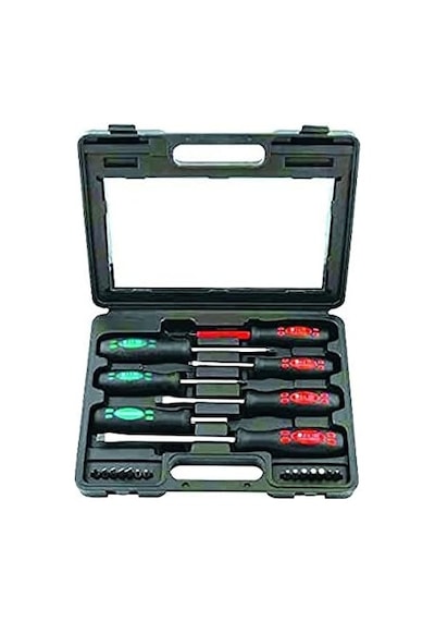 W 2230, Tornavida / Bits Uç Seti 21 Parça , Siyah, Yeşil, Kırmızı