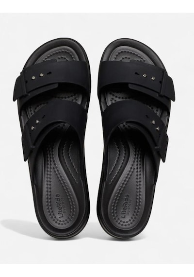 Crocs 207431-brooklyn Buckle 001-black Kadın Terlik Siyah