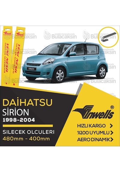Daihatsu Sirion Muz Silecek Takımı 1998-2004 İnwells N11.3147