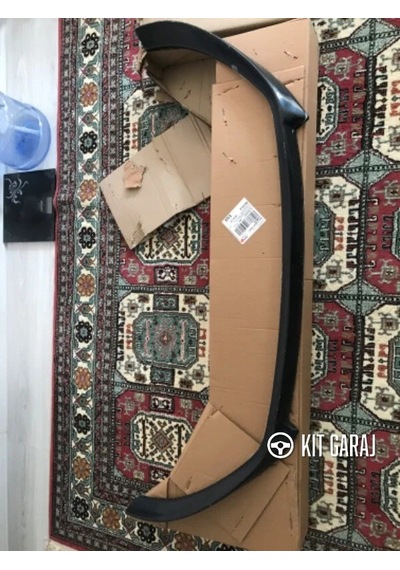 Fiat Fiorino 2007-2017 Parlak Siyah Ön Lip Plastik Boyalı