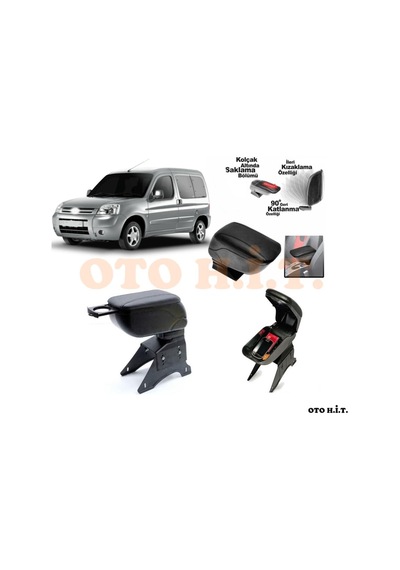 Citroen Berlingo 02-08 Uyumlu Kol Dayama Ve Kolçak