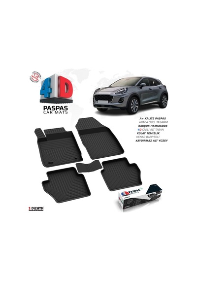 Ford Puma 4d Havuzlu Paspas 2019 Üzeri A+kalite