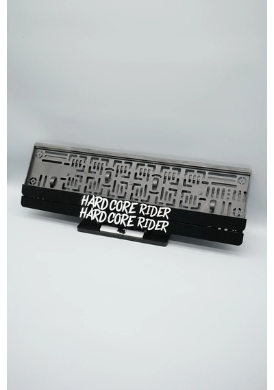 Hard Core Rıder Yazılı 3d Kabartmalı Pleksi Araba Plakalığı - 848647998