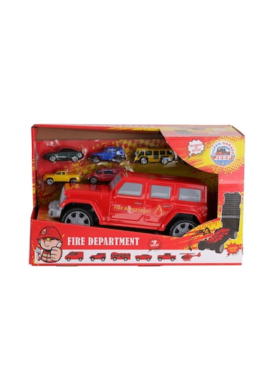 Er-210 Süper Garage Jeep İtfaiye - Grsy-888673 1 Adet