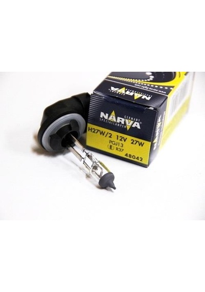 12 Volt H27/2 27W Eğri Soket Ampul Takımı - 2 Adet